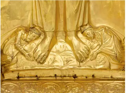 Ausschnitt Goldene Altartafel